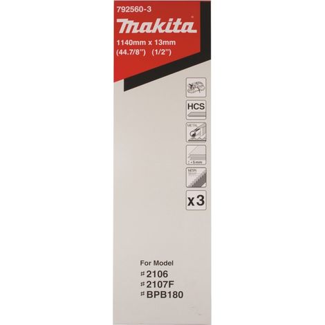 Makita Bandsägeblatt 14 Zähne 14 Zoll 3 Stück (792560-3) 3 Stk (1/4)