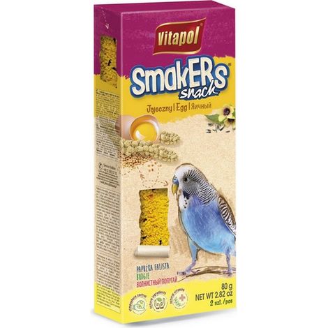 Vitapol - Uovo Smakers per pappagallino ondulato 2pz 90g