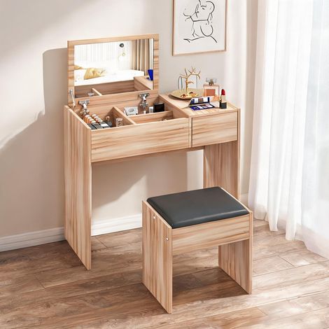 Coiffeuse 2 en 1 80 x 40 x 79 cm (1/5)