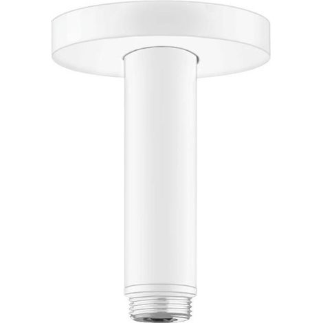 Bras de douche S 100 mm plafond M 1/2blanc mat