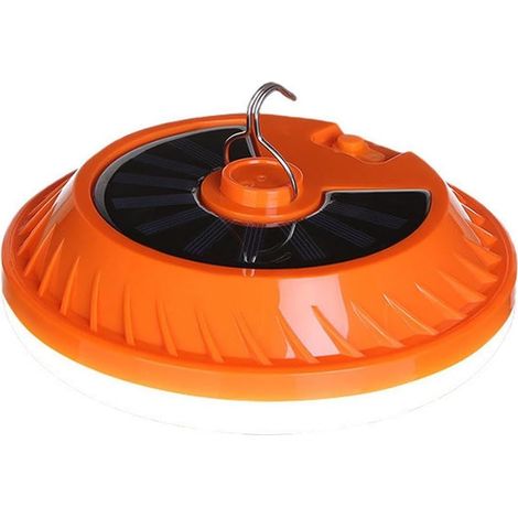 Veilleuse LED solaire rechargeable portable pour éclairage et marché nocturne en plein air (S Orange) (1/5)