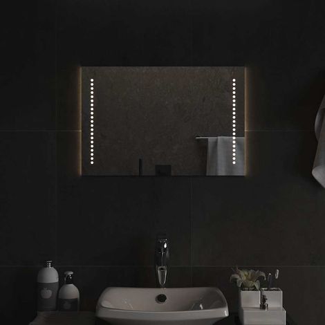 vidaXL Espejo de baño con LED 60x40 cm (1/5)