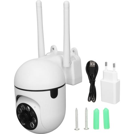 Caméra de Surveillance Wifi Intérieure 5G Détection de Mouvement 1080P sans Fil pour Maison avec Prise UE (1/5)