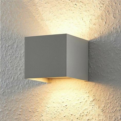 Applique Da Parete Esterno Faretto Led Luce Calda 3000k 12 W Ip65 Es46gc (1/3)