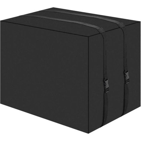 Housse anti-poussière pour unité extérieure de climatiseur de fenêtre, imperméable et anti-poussière, dimensions -noir (1/5)