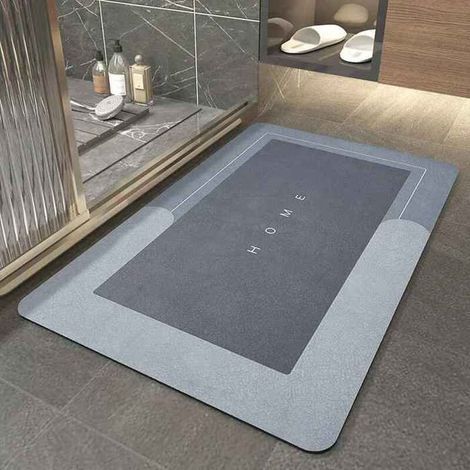 Ultra-absorbent bath mat: quick-drying, non-slip, easy to clean - Perfect for the bathroom - 40x60 cm