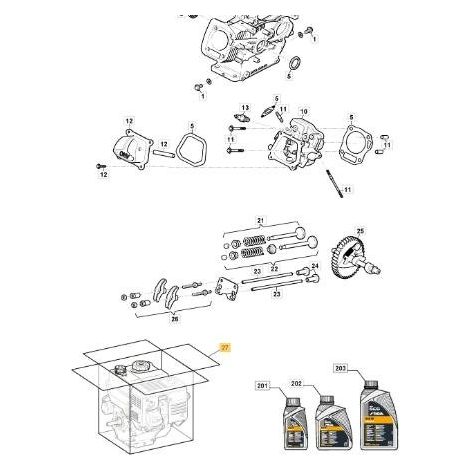LC170-MOTOR (MANUELLER START) ORIGINAL STIGA - 118550656/0