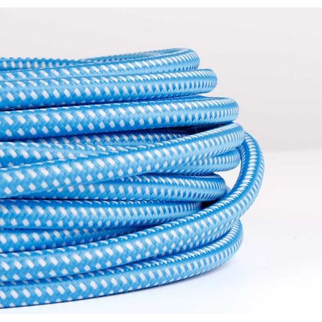 Cavo elettrico rotondo rivestito in tessuto effetto seta Colore