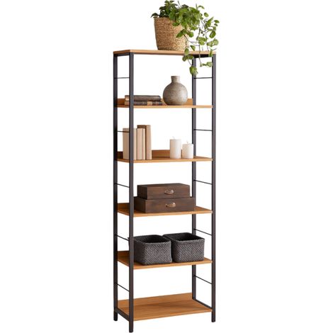 Eichenholz-Bücherregal für das Wohnzimmer 60x30x178 VR39O Begryf