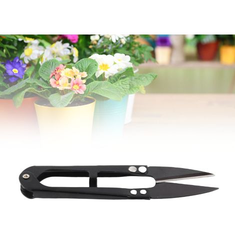 Taille-Ciseaux Mini pour Bonsaïs en Carbone et ABS, Modèle L10.5, Paire de Coupe-Boutons et Feuilles (1/5)