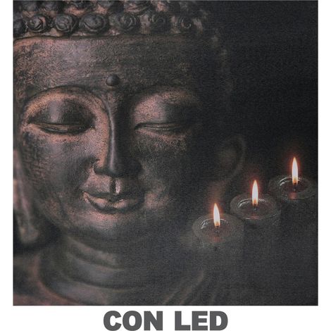 Quadro led buddha cm 40x2 (1/2)