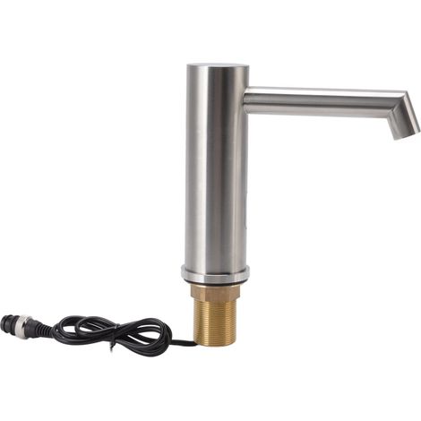 Robinet à induction G1/2 220V Automatique Intelligent Infrarouge Acier Inoxydable 304 Brossé Simple Refroidissement Allongé Sans Contact (1/5)