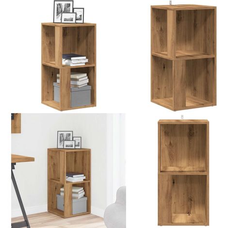 vidaXL Eckregal Artisan-Eiche 33x33x67 cm Holzwerkstoff