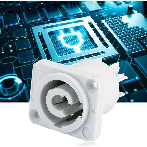 10 connecteurs audio 3 broches 20A pour amplificateurs, prises secteur pour équipements électriques (1/5)