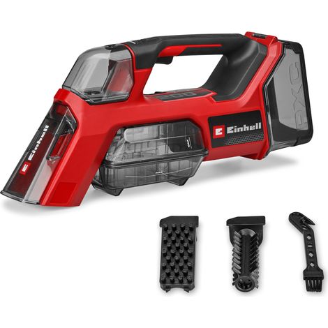 Einhell Akku-Waschsauger TE-SCL 18/200 Li-Solo (18 V, 200 ml Frischwassertank, Nasssauger für Teppiche, Polster, Auto, inkl. rotierende Bürste, Bürsteneinsatz, ohne Akku)