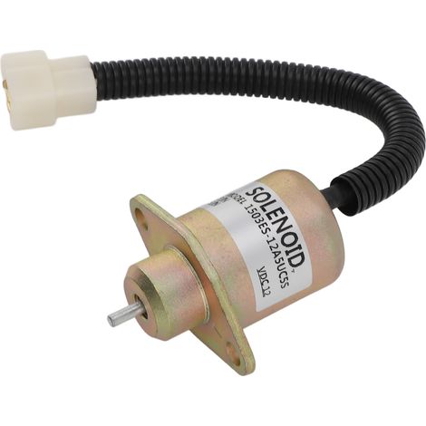 12V Électrovanne Stop Carburant 1503ES 12A5UC5S Anti-Interférence Précision Générateur Coupure Moteur Remplacement (1/5)