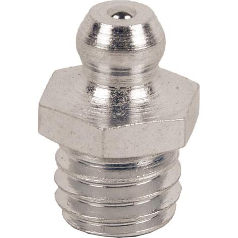 COFAN engrasador recto 10/150   caja 100 unid. , Engrasador recto metálico. (1/2)
