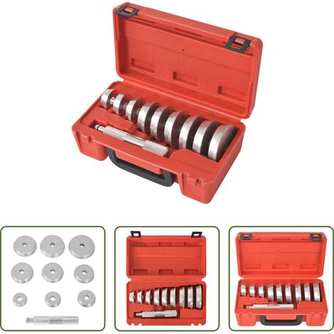 vidaXL Kit de chemin de roulement -  Chemin de roulement à disque et entraînement de joint 10 pcs (1/5)
