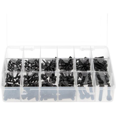 Coffret de 255 Vis TCHC Acier 12.9 Noir DIN 912