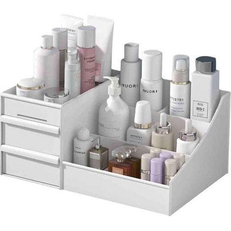 Organisateur de maquillage Barber Master avec tiroirs - pour le maquillage, rangement de produits cosmétiques, pour coiffeuse, boîte de rangement de maquillage avec tiroirs (1/4)