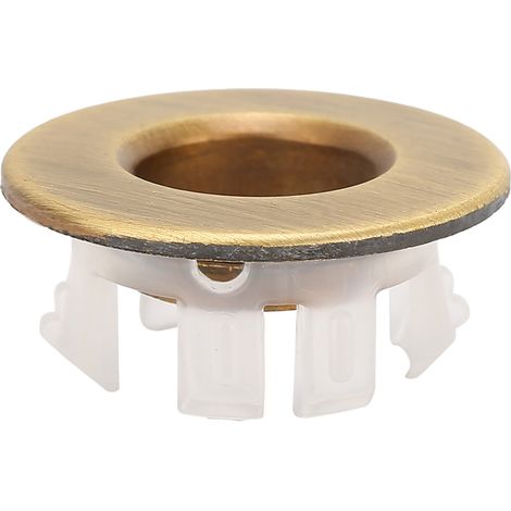 Couvercle de trop-plein pour lavabo de salle de bain, décoration pour évier de cuisine, trou de rechange pour salle de bain, bronze