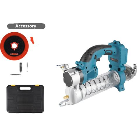 Pistolet à graisse électrique, fonctionnement sans fil, sortie haute pression, Pas de batterie, UE (1/2)