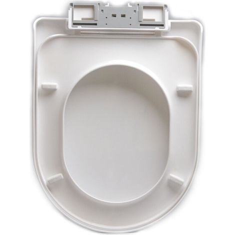 WC-Sitzbezug, weiß, Badezimmer- und WC-Deckelbezug, leicht zu reinigen, mit Einsatz