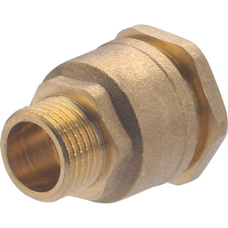 Noyon & Thiebault – Raccord mâle laiton pour tube polyéthylène Ø20 – Sortie 1/2 (15x21) – Étanchéité parfaite jusqu'à 10 bar – Résistant de -20°C à 120°C