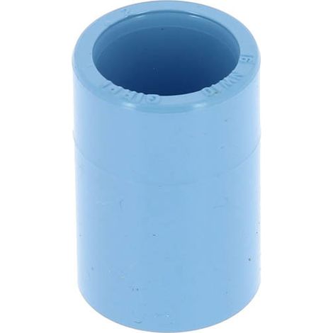 Manchon PVC bleu air comprimé femelle-femelle Ø16