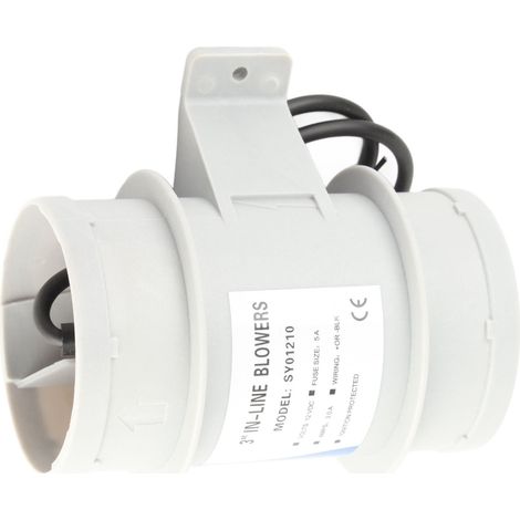 Souffleur silencieux 3 pouces 12V pour bateaux, conduit d'air pour bateaux et yachts. (1/5)