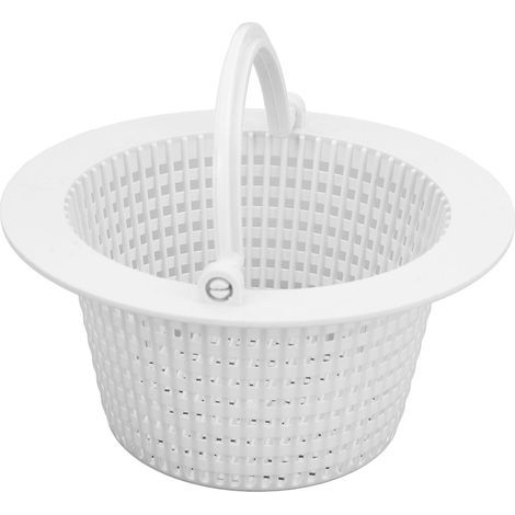 Pool Skimmer Basket 2 Piece Durable Plastic Pool Filter Base (1/5)