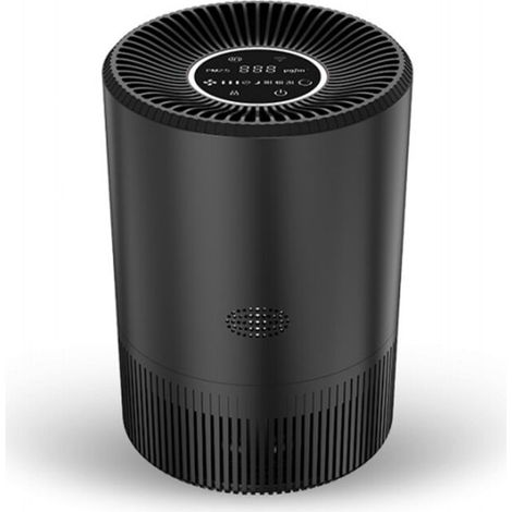 Desktop air purifier for home, office, bedroom and kitchen. Portable air purifier with timer and quiet setting. Filters dust. (1/5)