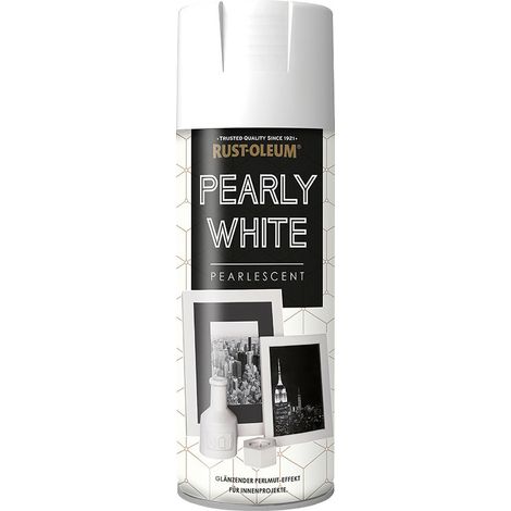 Rust-Oleum Metallsprühlack 400 ml pearly white Lackspray