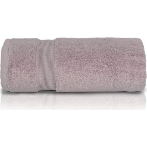 Asciugamano 70x140 cm, rosa Rocco, 600 g, 100% cotone. (1/4)