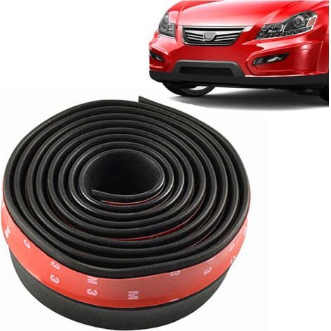 Bande anti-collision en caoutchouc de 2,5 m, bande de bordure anti-rayures pour pare-chocs, adaptée aux spoilers de voiture, camion, SUV (1/5)