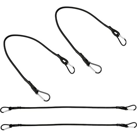 Tendeurs Elastique Mousqueton 30CM 6MM Sandow Camping (1/4)
