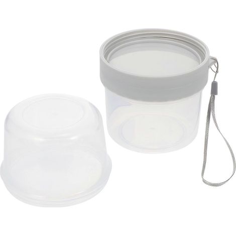 Boîte de rangement transparente à double paroi avec fermeture hermétique pour 1 pièce (1/4)