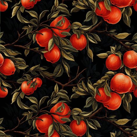 Tissu d'ameublement extérieur Oxford - Motif fruits  DX6681 (1/5)