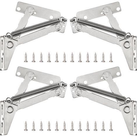 Support de Levage Pliable 80 Degrés Charnière Ressort Robuste Base Meubles (1/5)