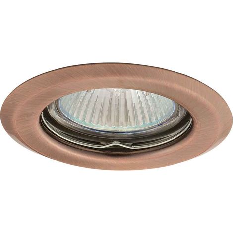 Spot encastré Kanlux ARGUS 327 GX5.3 12V cuivre patiné (1/2)