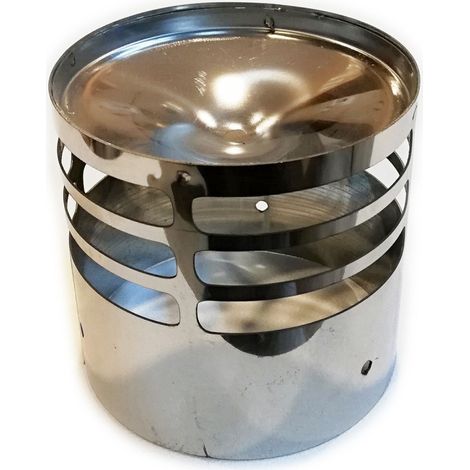 Fumaiolo eco gas inox innesto m maschio, diametro 80mm (1/4)