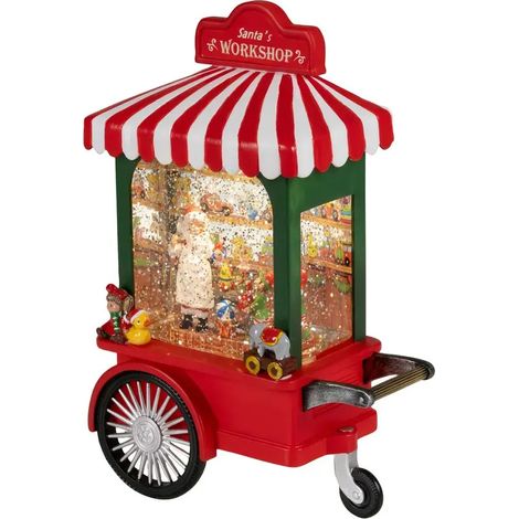 Dekorativer Weihnachtswagen 10 × 17,5 × H24,5 cm (1/4)