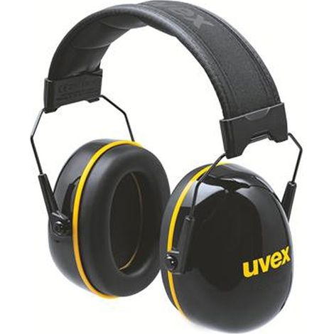 Uvex 2630020 Kapselgehörschutz K20 2630020 schwarz, gelb SNR 33 dB Größe L, M, S (1/2)