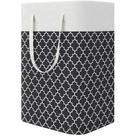Panier a Linge Sale,Grand Panier à Linge,75L Organiser Paniers pour Vêtements Stockage,Pliable Sac à Linge en Tissu Corbeille a Linge (1/4)