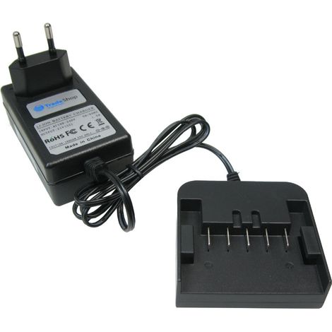 Trade-Shop Akku Ladegerät Schnellladegerät für Metabo 18V Akkus 6.25457.00, 6.25459, 6.25468, 6.25469.00, 6.25499.00, 6.25527 Metabo ASE 18 LTX BF 18 LTX 90 BHA 18 LT