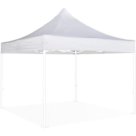 Mob Event Pro – Toit de tente pliante 3x3 m – Bâche polyester 520 g/m² – Traitement anti feu M2 – Anti UV – Usage professionnel