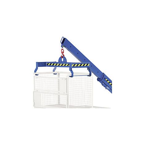 eurokraft pro  Traversa per gru per box grigliato Euro  lungh x