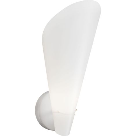 Applique Moderna Calle Polilux ® Bianco E Metallo 1 Luce E14 (1/2)