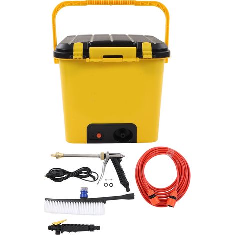 36-Liter-Tank-Hochdruckreiniger, tragbarer, einstellbarer Wasserdrucksprüher für Auto, Keller, Hotel, 12 V (1/5)