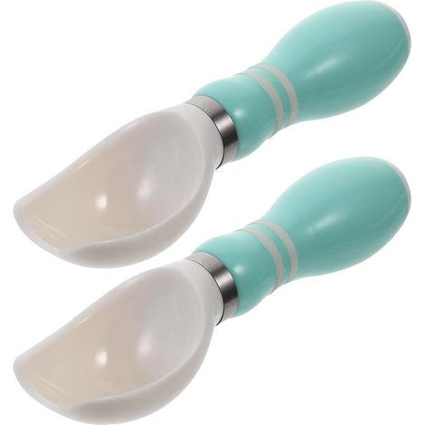 GARVALON Lot de 2 Cuillères à Fruits en Acier Inoxydable et Abs (1/5)